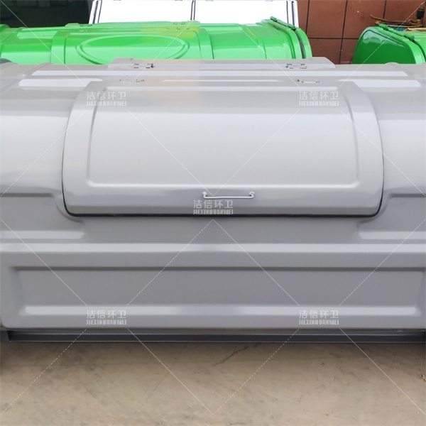 3方灰色掛車(chē)垃圾箱產(chǎn)品參數